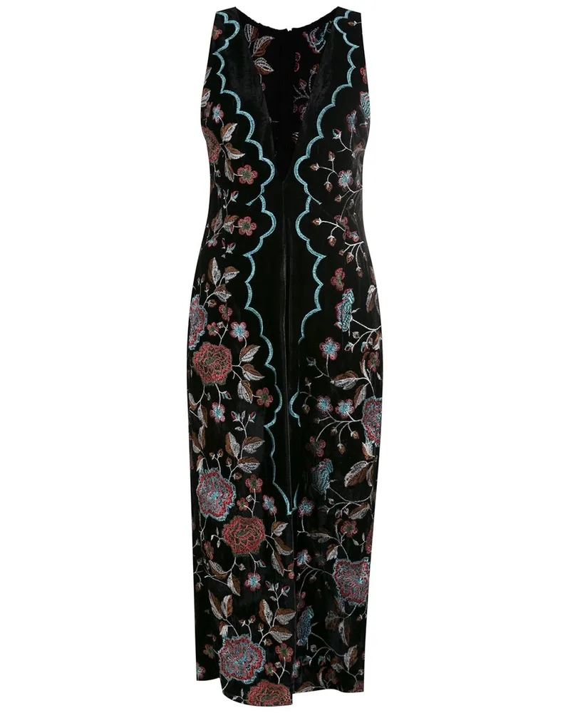 OLYMPIAH Kleid mit Stickerei - Schwarz Schwarz