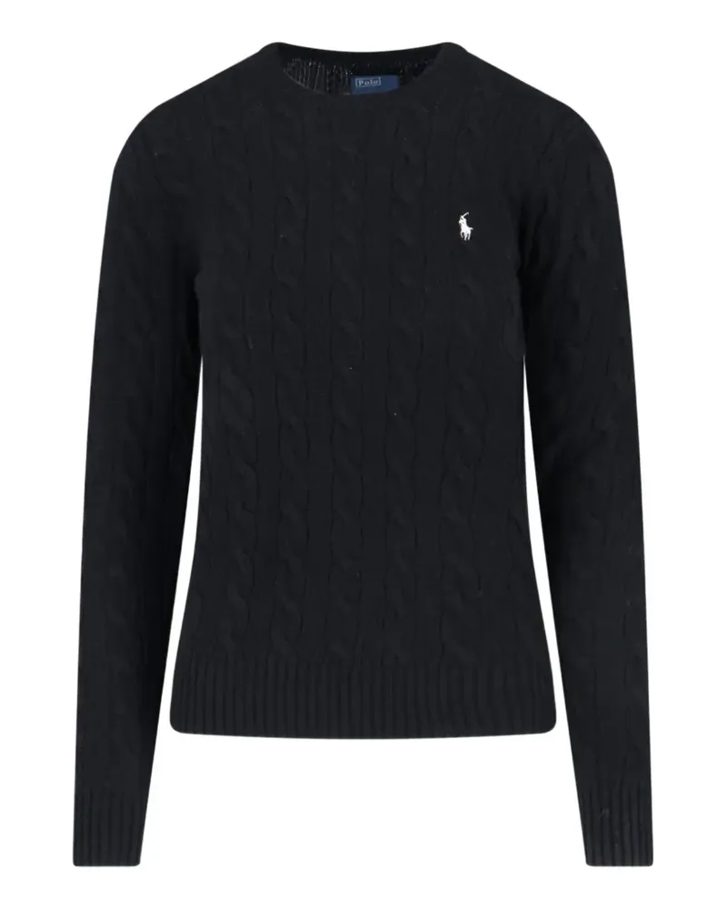 Ralph Lauren Pullover mit Zopfmuster - Schwarz Schwarz