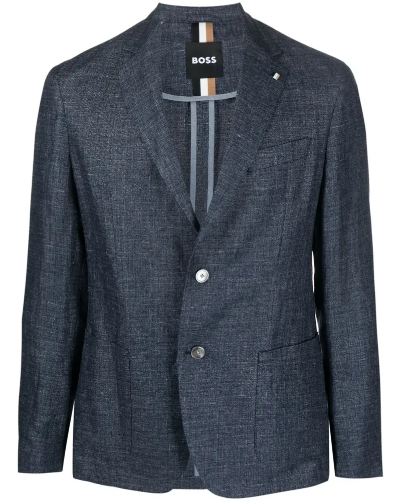 HUGO BOSS Einreihiges Sakko - Blau Blau