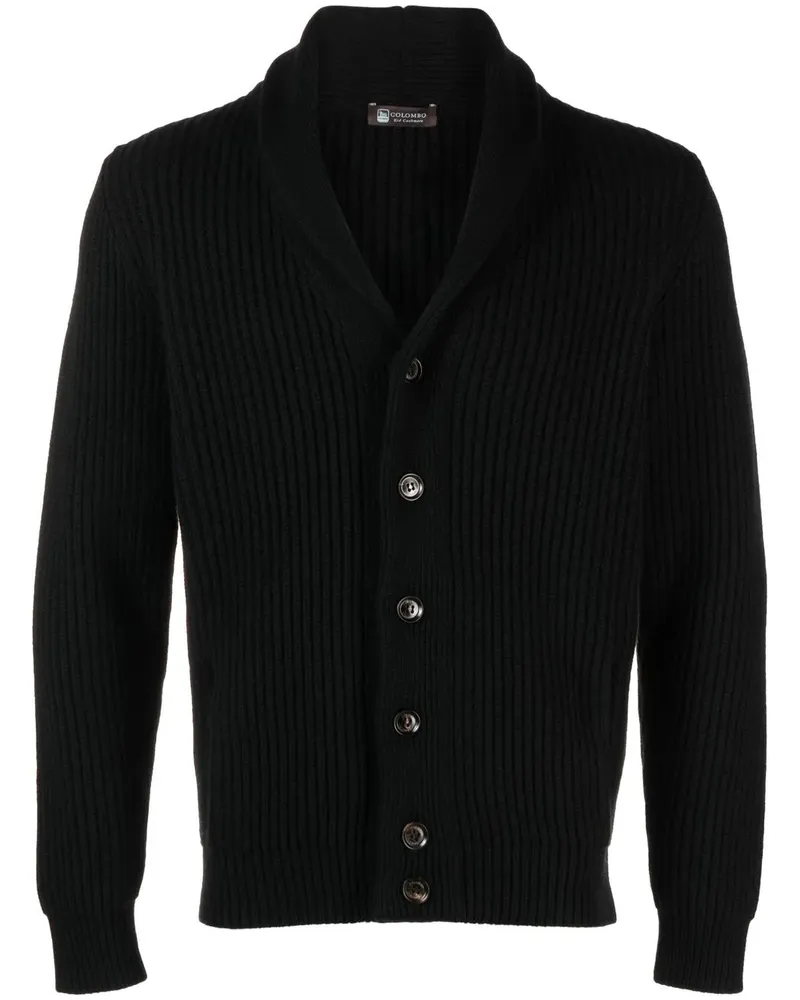 Colombo Cardigan aus Kaschmir - Schwarz Schwarz