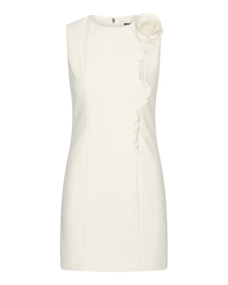 ROTATE Birger Christensen Gerüschtes Flower Minikleid - Nude Nude