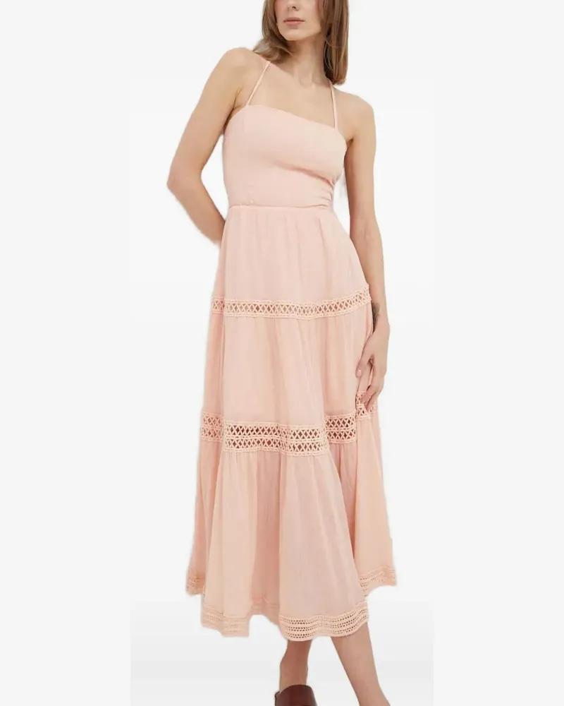 Guess Kleid mit Spitzenbesatz - Rosa Rosa