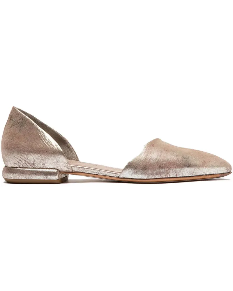 Officine Creative Italia Sue Ballerinas mit spitzer Kappe - Metallic Metallic