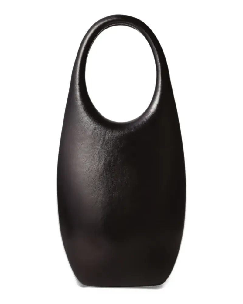 Christophe Lemaire x Carlos Peñafiel Naho Tasche aus geformtem Leder - Schwarz Schwarz