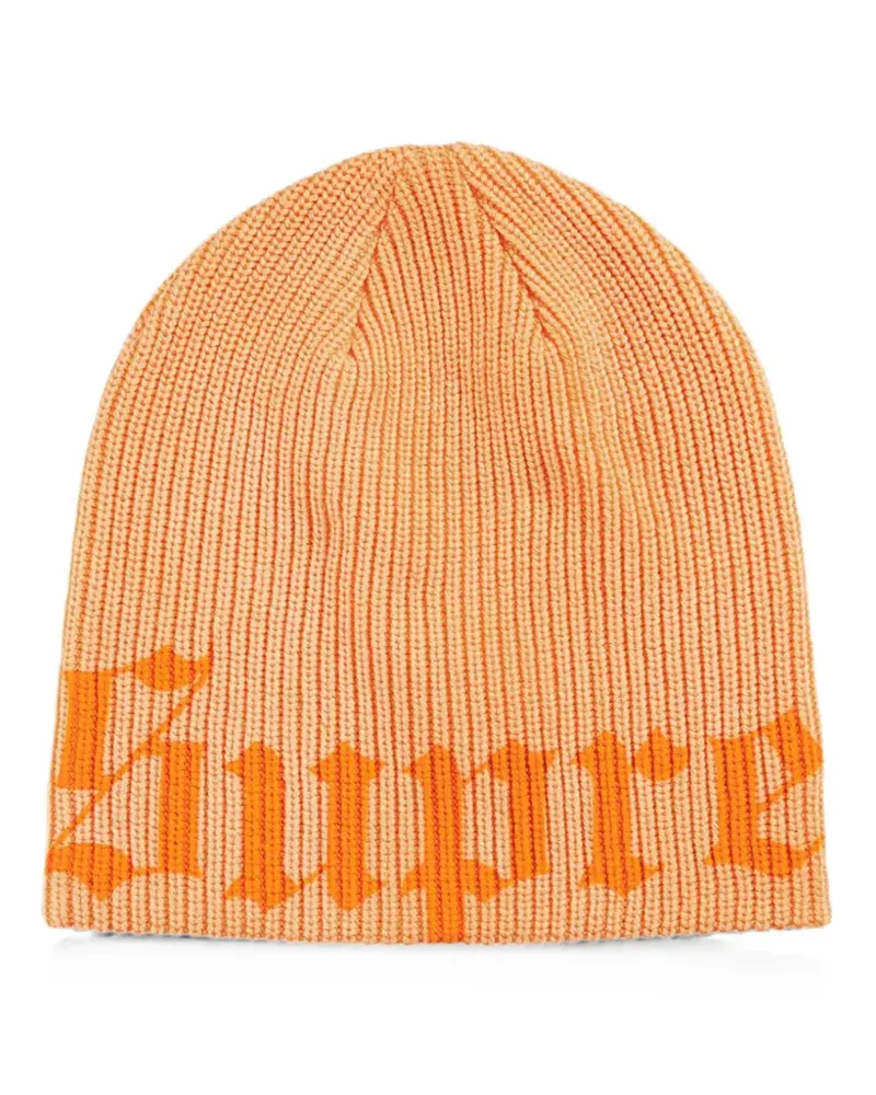 Supreme Being Old English logo beanie - Orange Orange