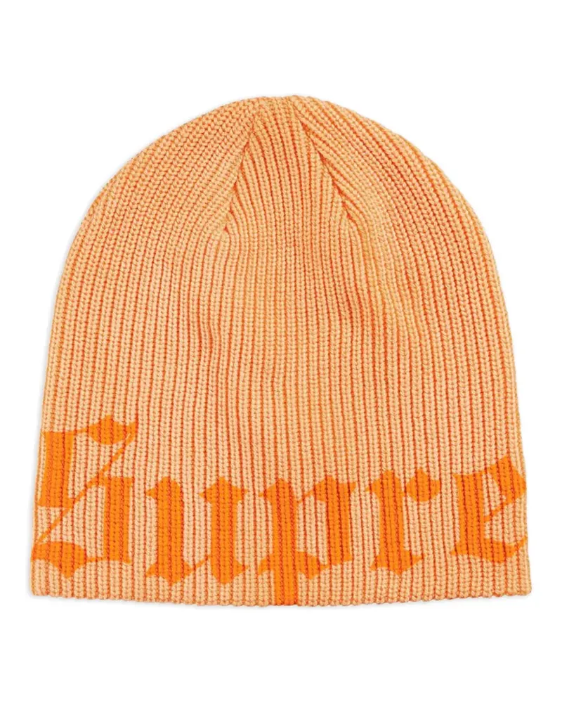 Supreme Being Old English Beanie - Orange Orange