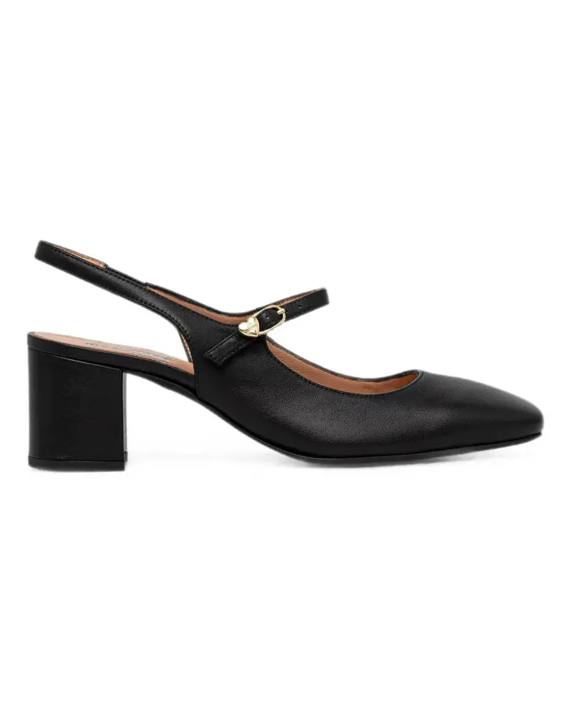 Moschino slingback Mary-Jane pumps - Schwarz Schwarz