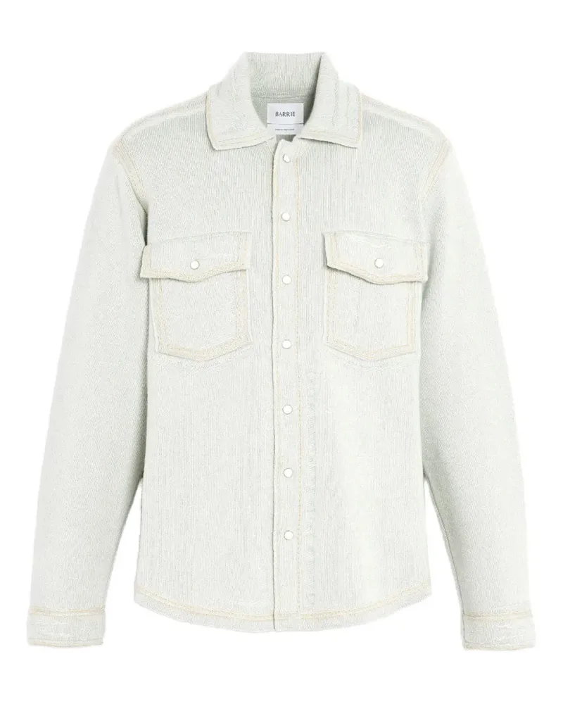 Barrie Gestrickte Hemdjacke - Blau Blau