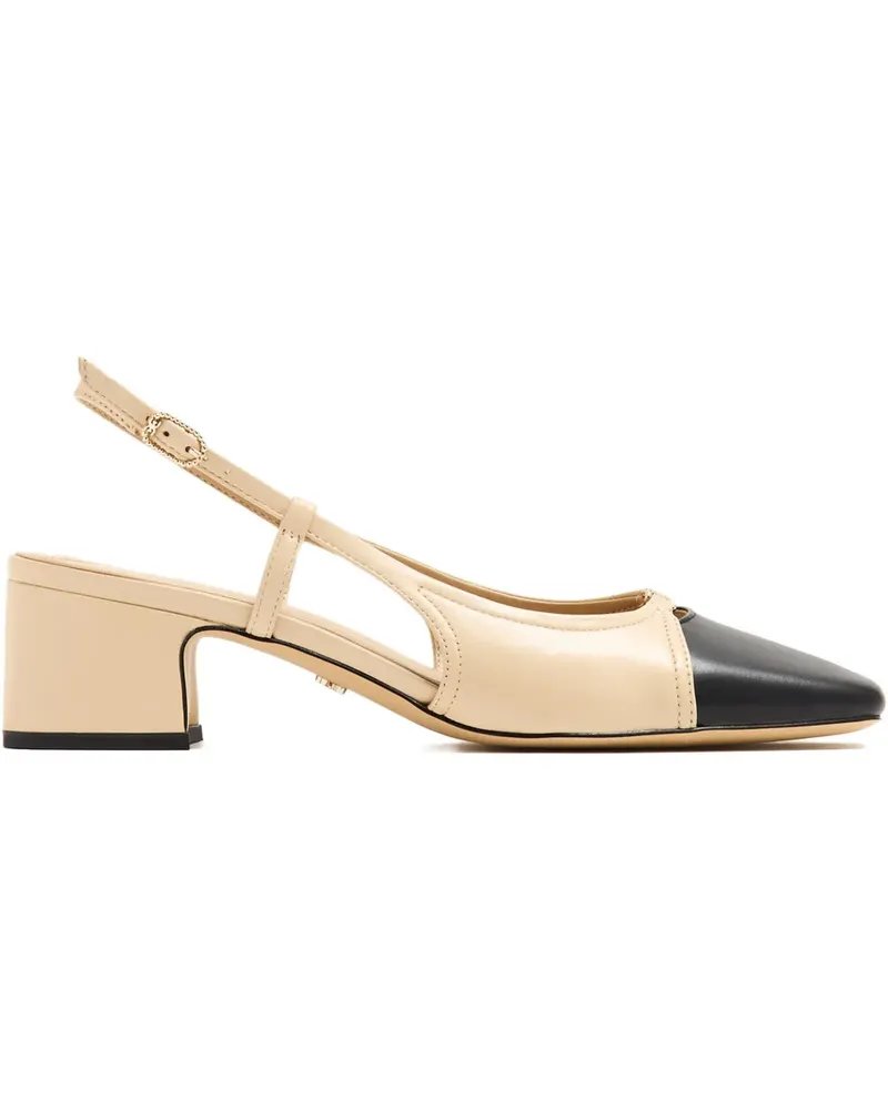 Sam Edelman Slingback-Pumps mit Blockabsatz - Nude Nude