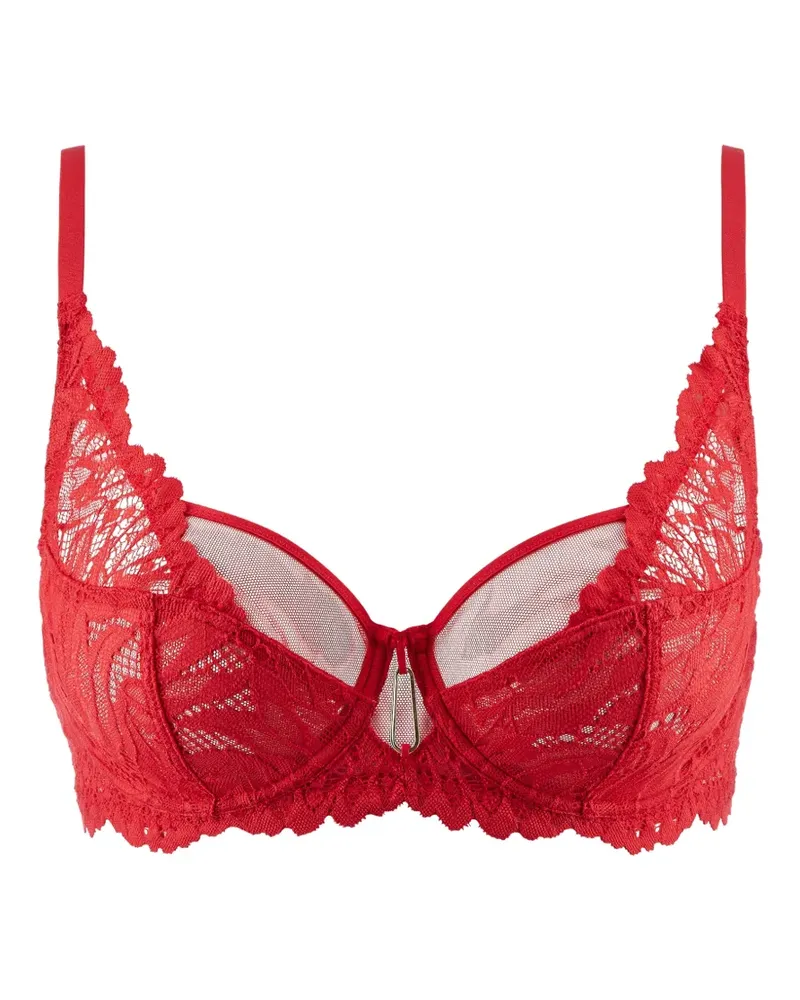 Aubade Flowermania BH mit Spitzenbesatz - Rot Rot
