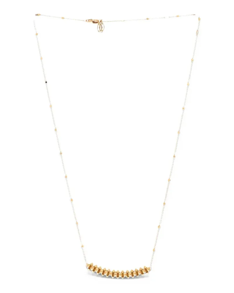 Cartier Kleine 18kt Clash de  Rotgoldhalskette mit Anhänger - Rosa Rosa
