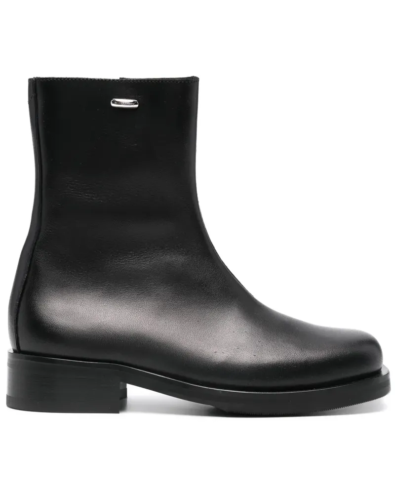 Our Legacy Camion Stiefeletten aus Leder - Schwarz Schwarz