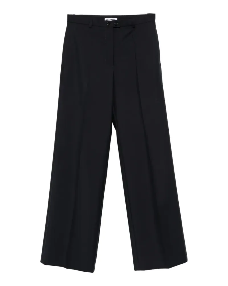 Jil Sander Hose mit weitem Bein - Blau Blau
