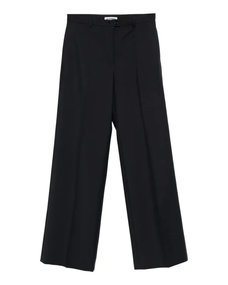 Jil Sander Hose mit weitem Bein - Blau Blau