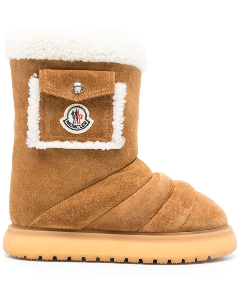 Moncler Gaia Pocket Stiefel - Braun Braun
