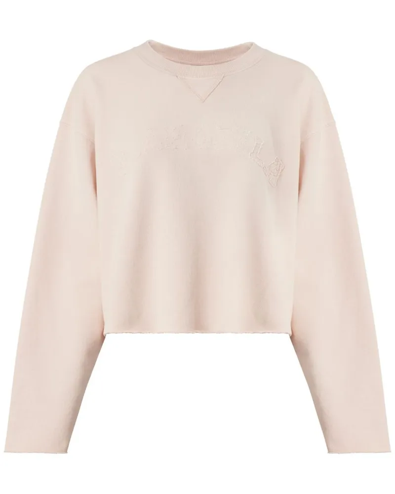 Maison Margiela Sweatshirt mit Logo-Applikation - Rosa Rosa