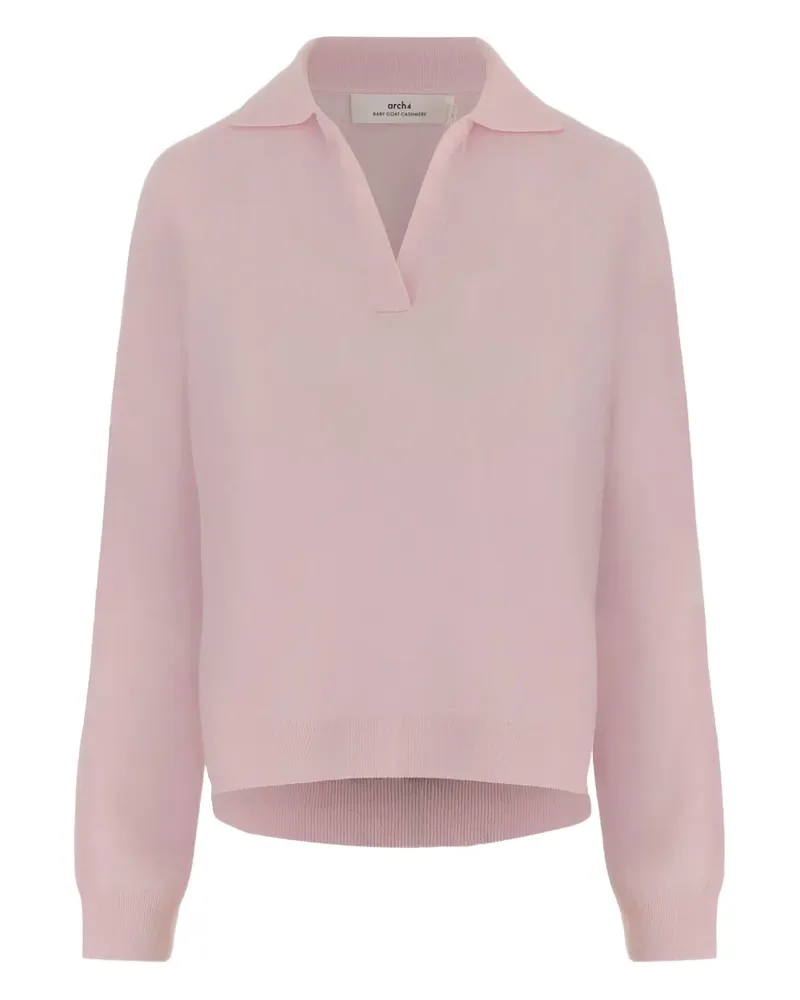 arch4 V-neck sweater - Rosa Rosa