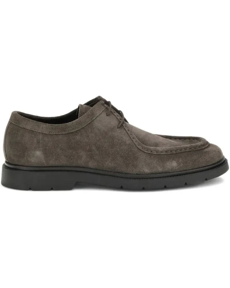 Kiton Derby-Schuhe aus Wildleder - Braun Braun