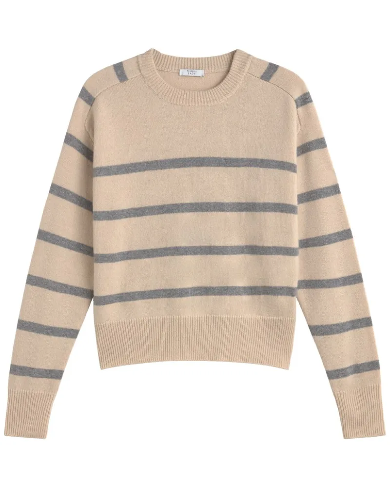 Peserico Gestreifter Pullover - Nude Nude
