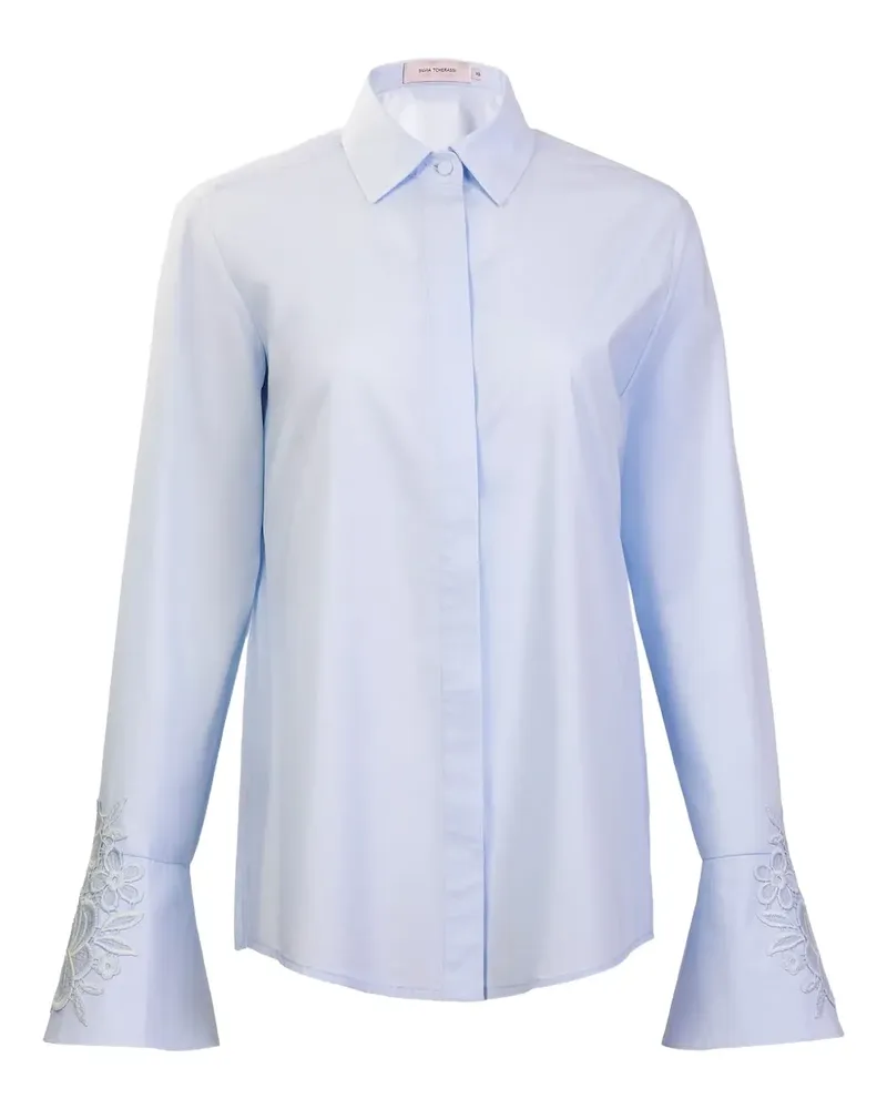 Silvia Tcherassi Ausgestelltes Neve Hemd - Blau Blau