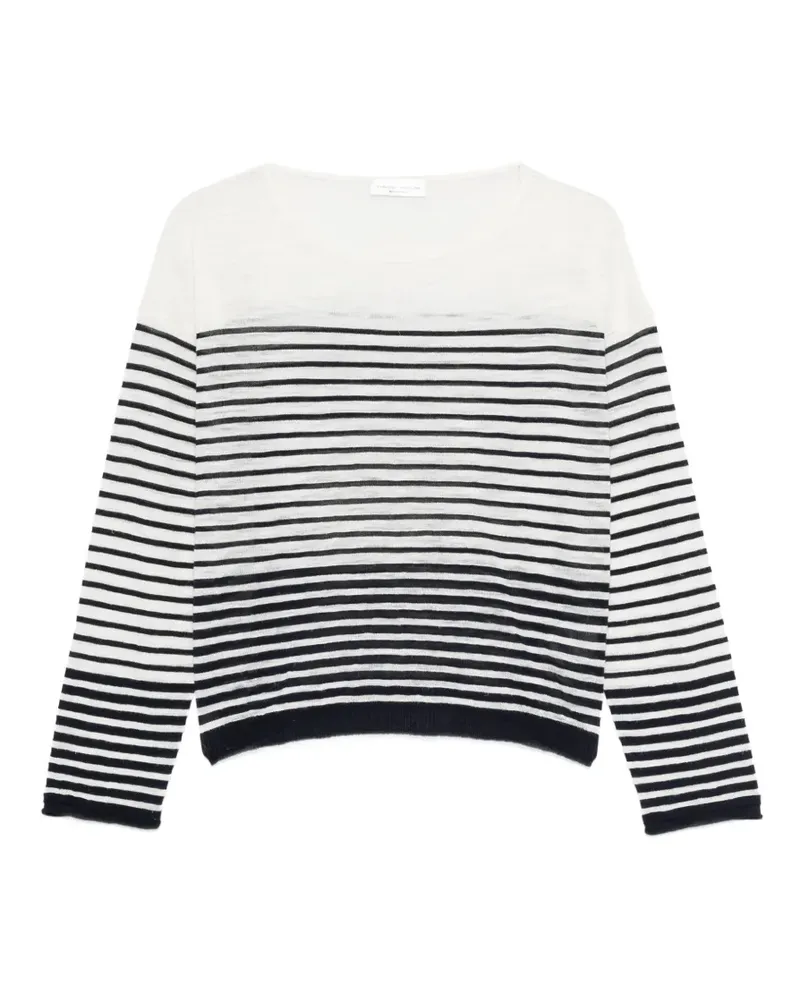 Roberto Collina striped top - Nude Nude