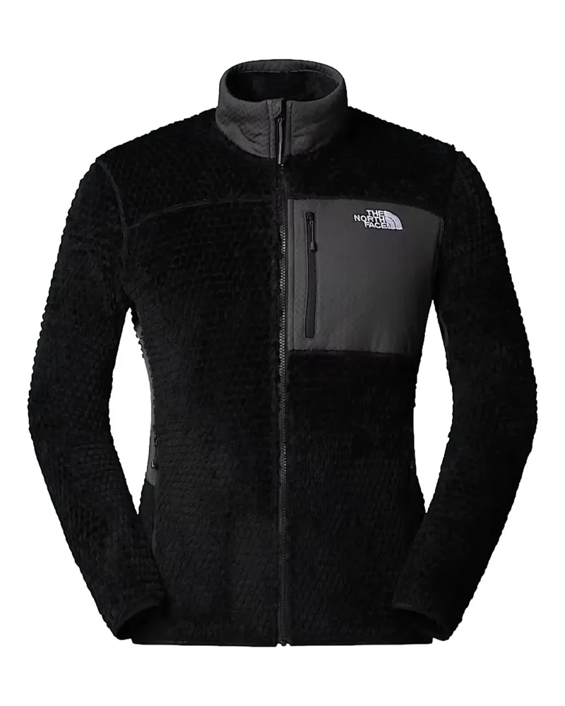 The North Face zip pocket fleece jacket - Schwarz Schwarz