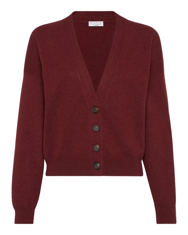 Brunello Cucinelli Cardigan aus Kaschmir - Rot Rot