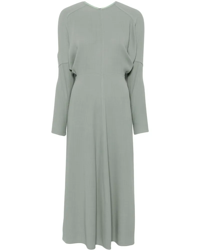 Victoria Beckham Midikleid mit Dolmanärmeln - Grün Grün
