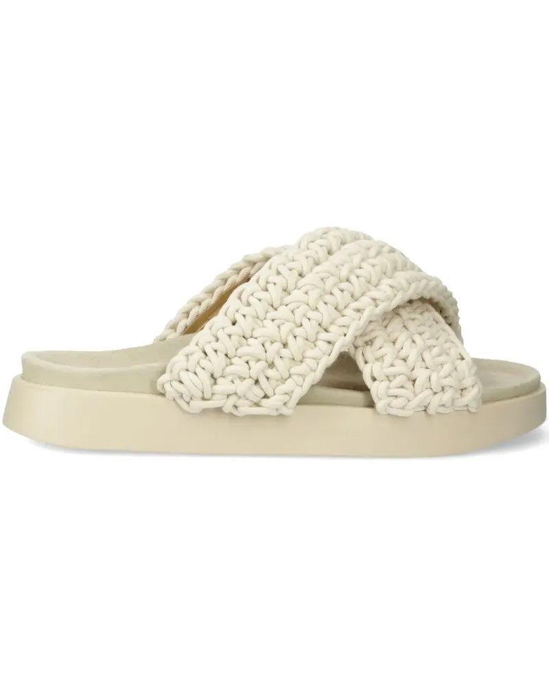 INUIKII Gewebte Sandalen - Weiß Weiß
