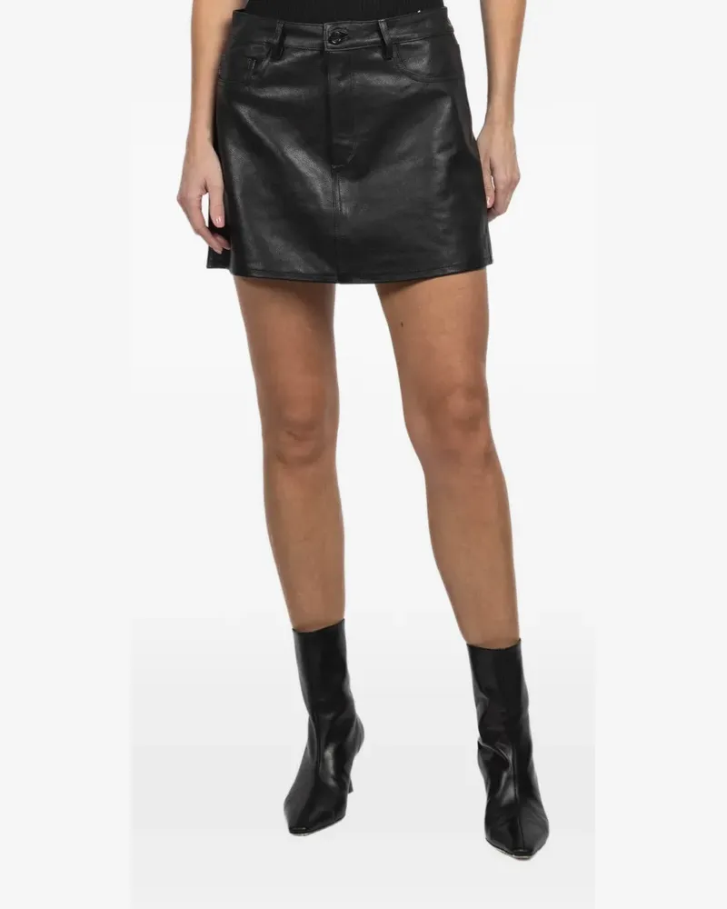 DL1961  belted mini skirt - Schwarz Schwarz