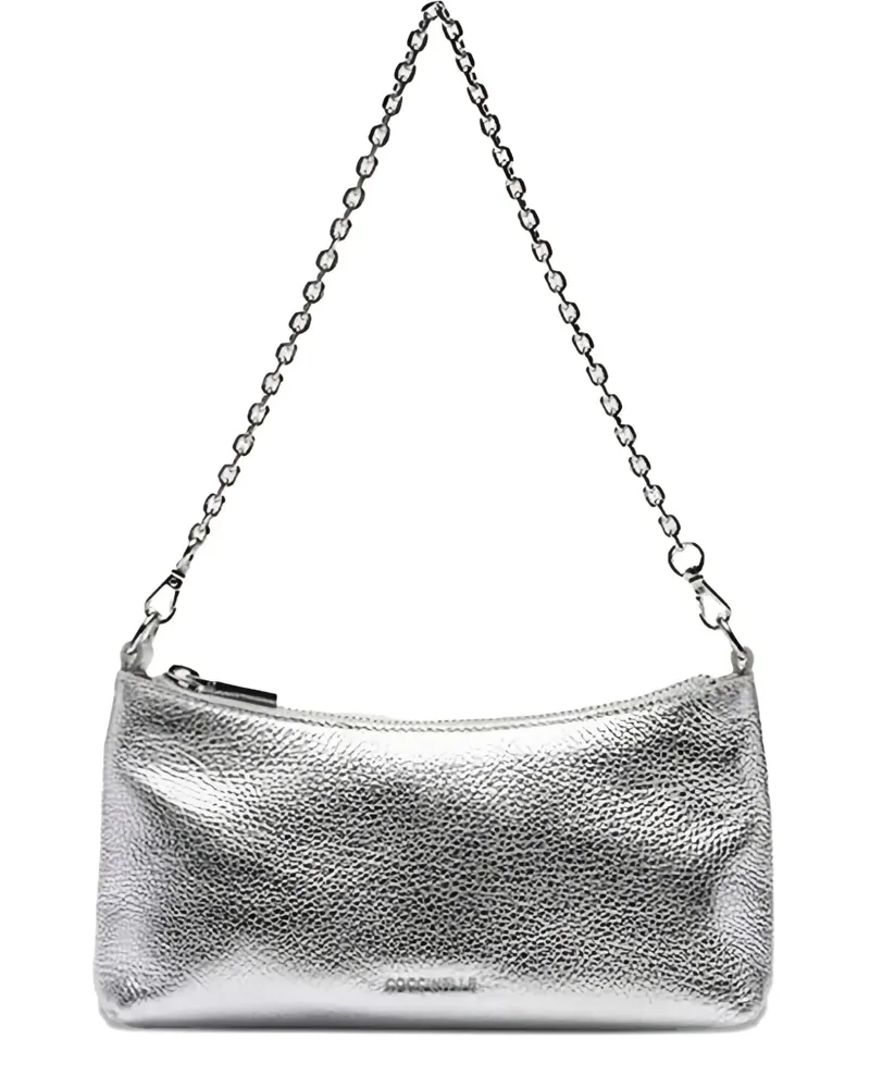 Coccinelle Schultertasche im Metallic-Look Metallic