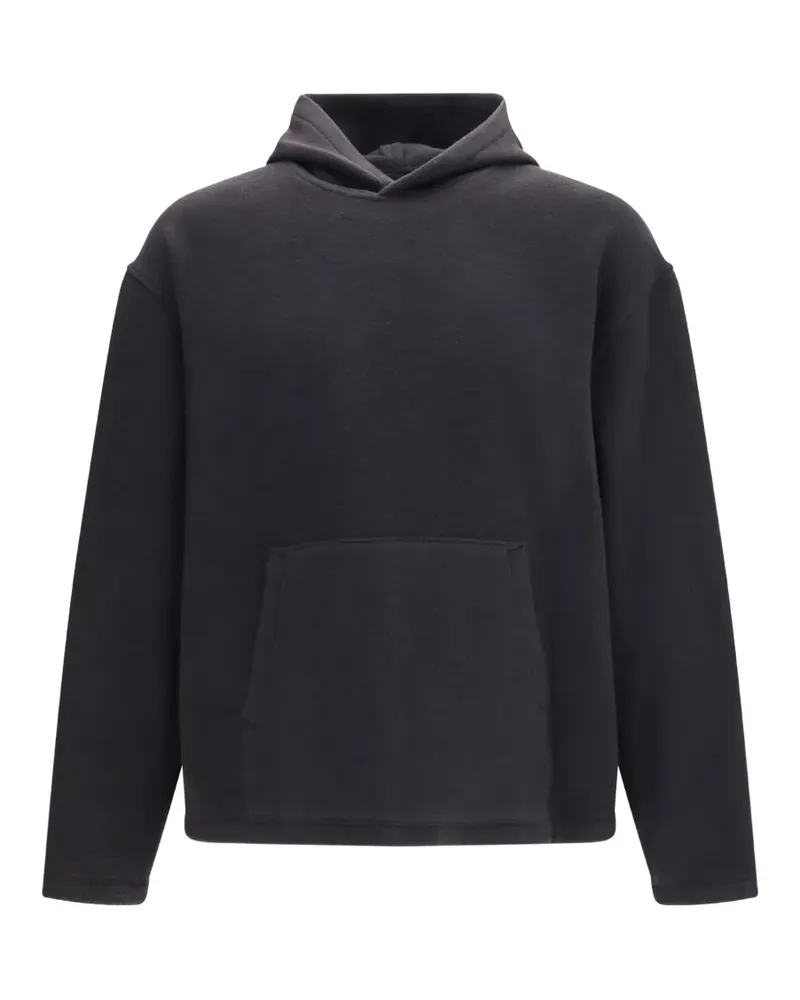 Rier Fleece-Hoodie mit Beuteltasche - Schwarz Schwarz