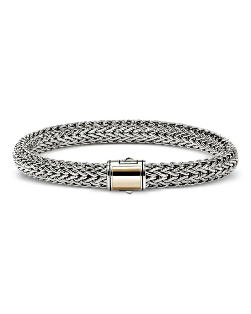 John Hardy 14K yellow gold sterling silver bracelet - Silber Silber