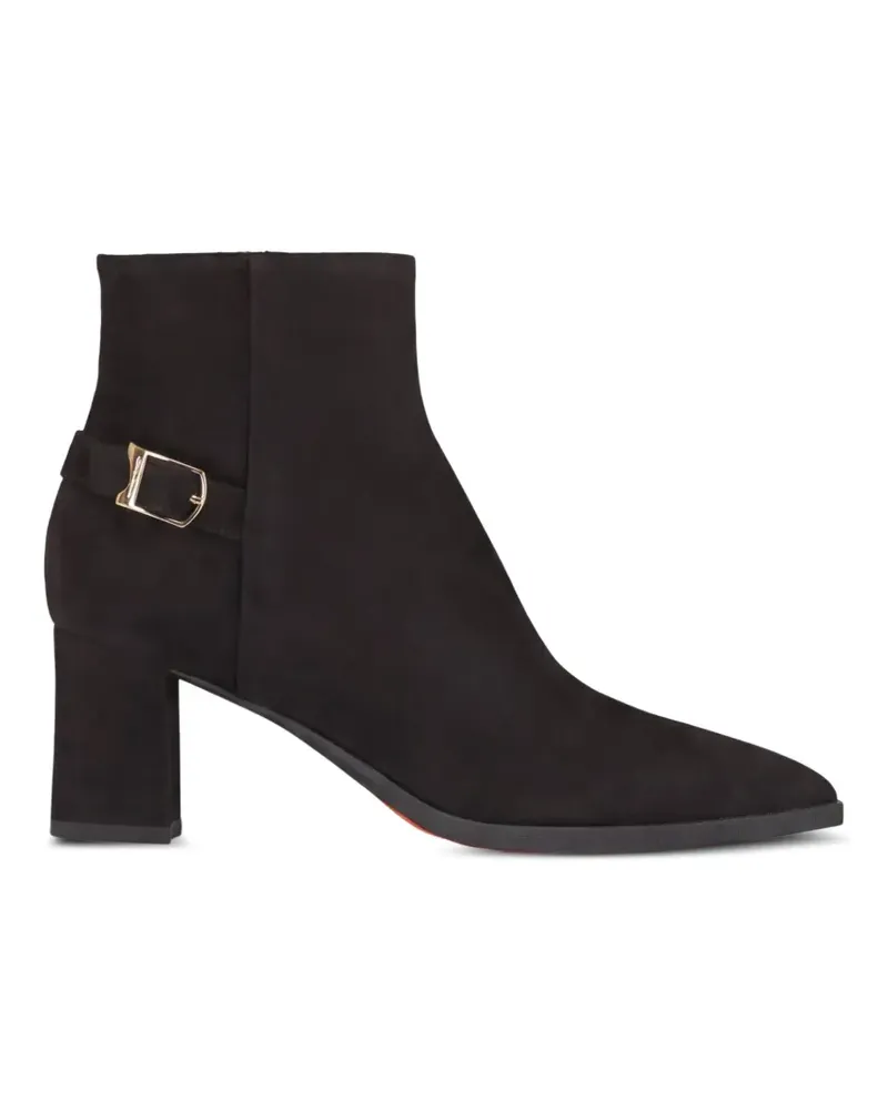 Santoni Elly Stiefeletten mit Schnalle - Schwarz Schwarz
