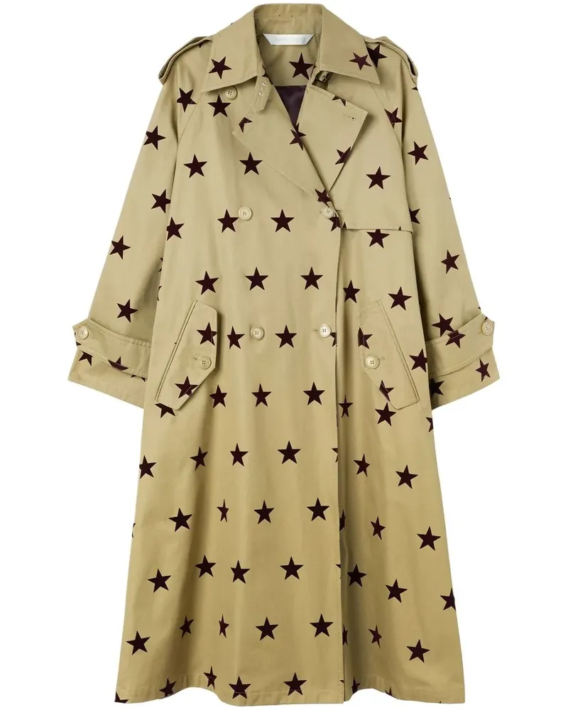 Palm Angels We Are Stars Trenchcoat - Braun Braun