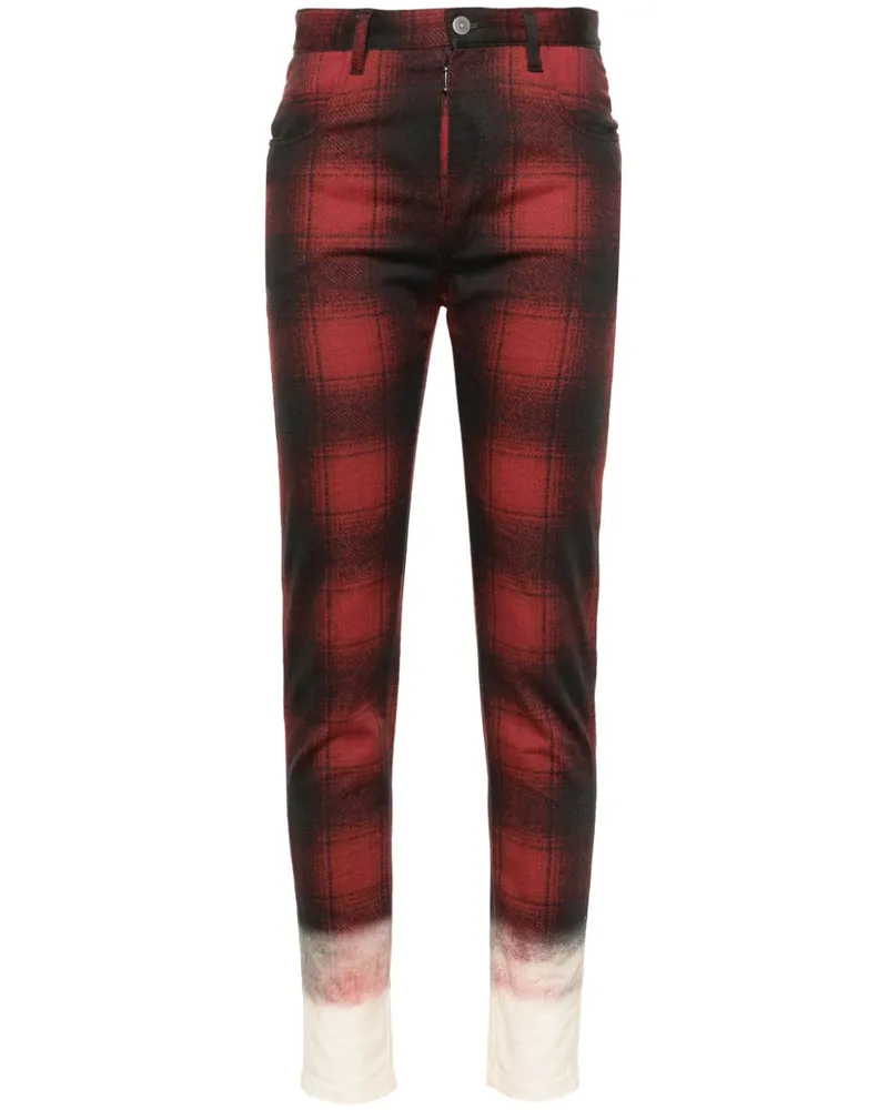 Maison Margiela Hose mit Schottenkaro - Grau Grau