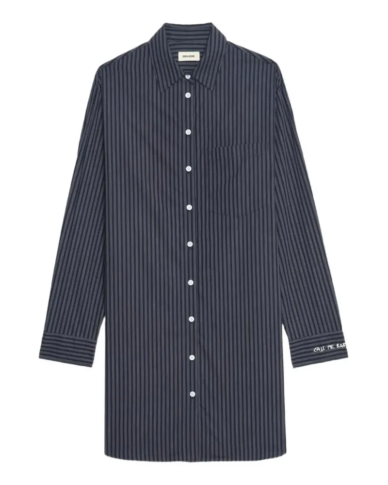 Zadig & Voltaire Rorning Pop Minikleid - Blau Blau