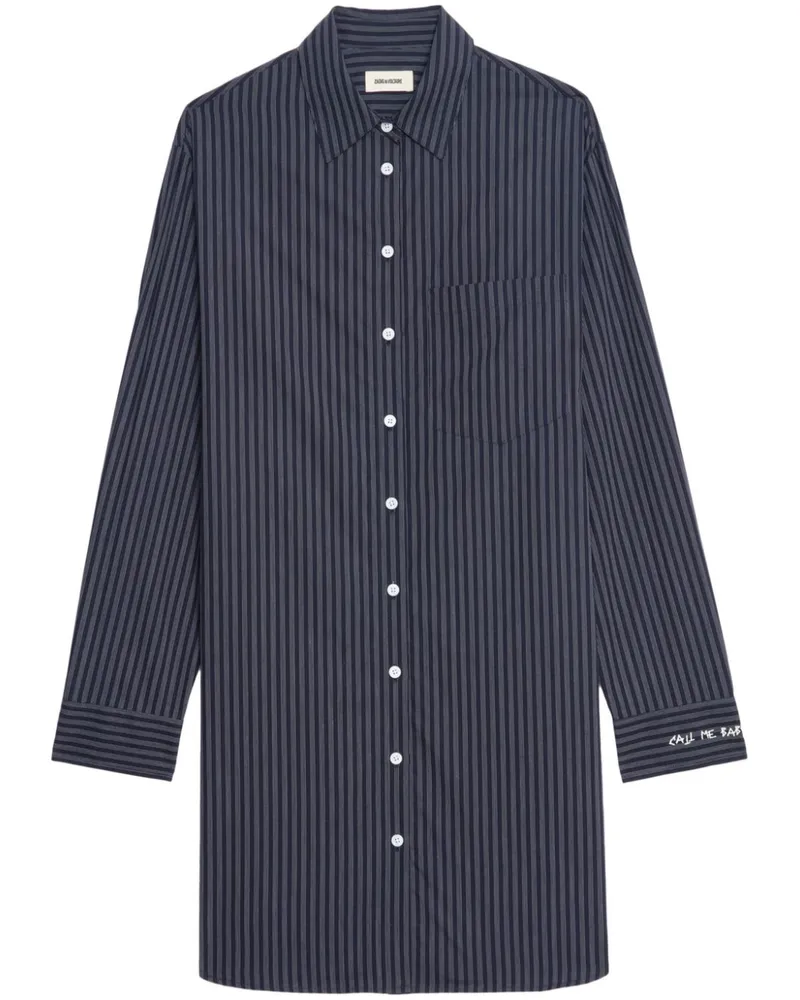 Zadig & Voltaire Rorning Pop Minikleid - Blau Blau