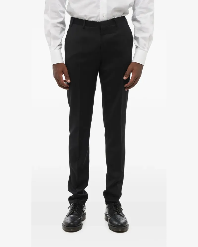 Corneliani CC Collection twill trousers - Schwarz Schwarz