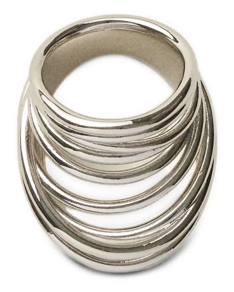 PANCONESI Orbit Ring - Silber Silber