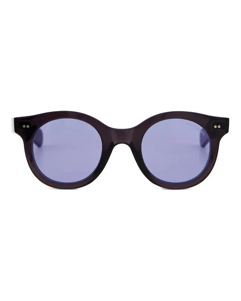 Cutler and Gross 1390 Sonnenbrille mit Panto-Gestell - Grau Grau