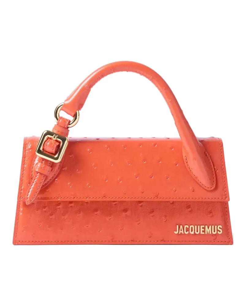 Jacquemus long Le Chiquito buckle tote bag - Orange Orange