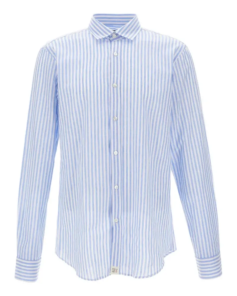 Peuterey Etienne Rig striped shirt - Blau Blau