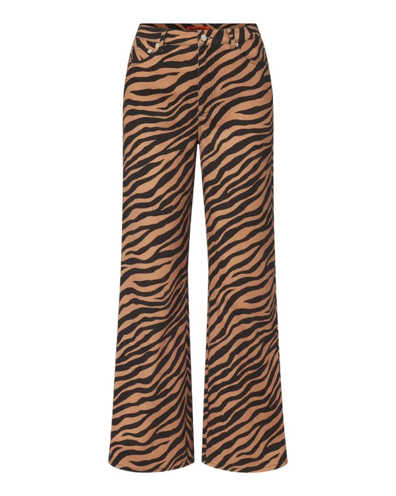 Simon Miller Rumie Jeans mit Tiger-Print - Braun Braun