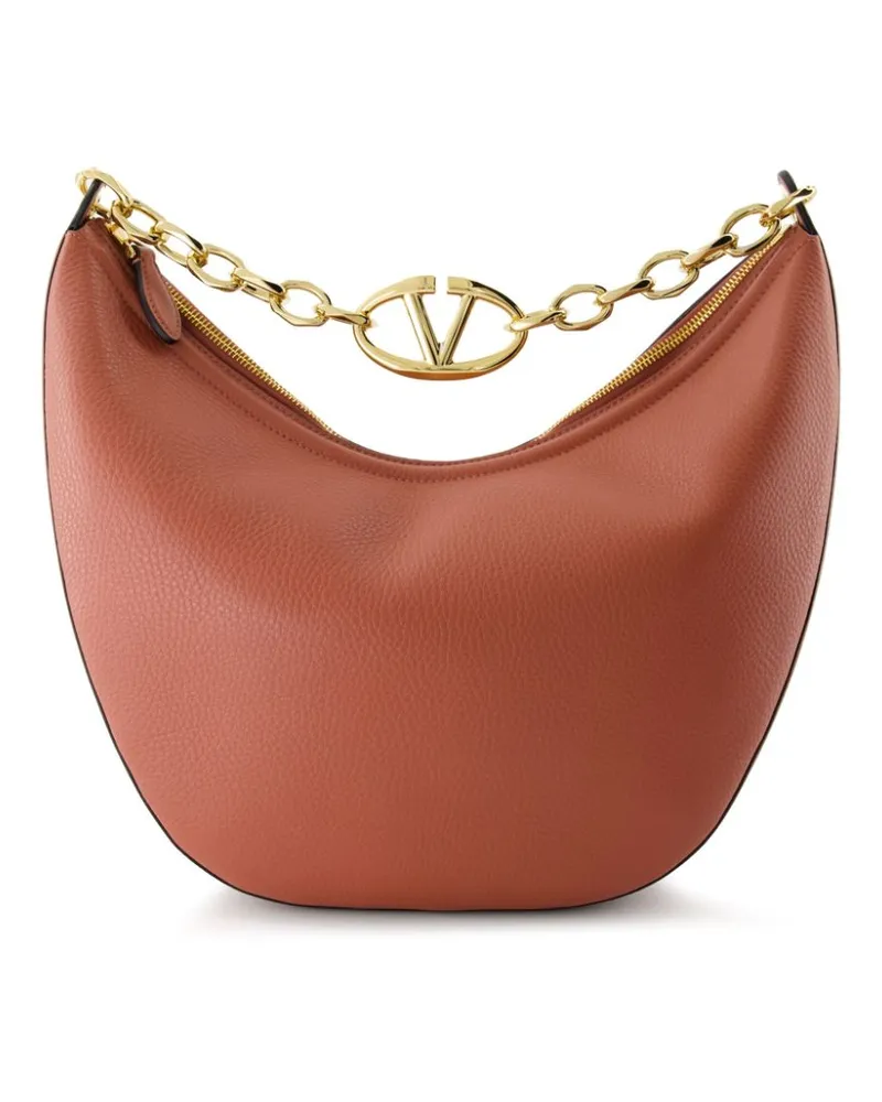 Valentino Garavani VLogo Moon Tote Bag - Orange Orange