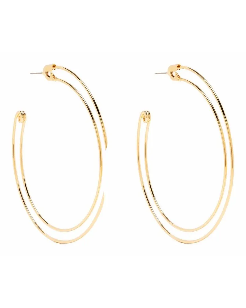 Sacai Ohrringe im Sicherheitsdesign - Gold Gold