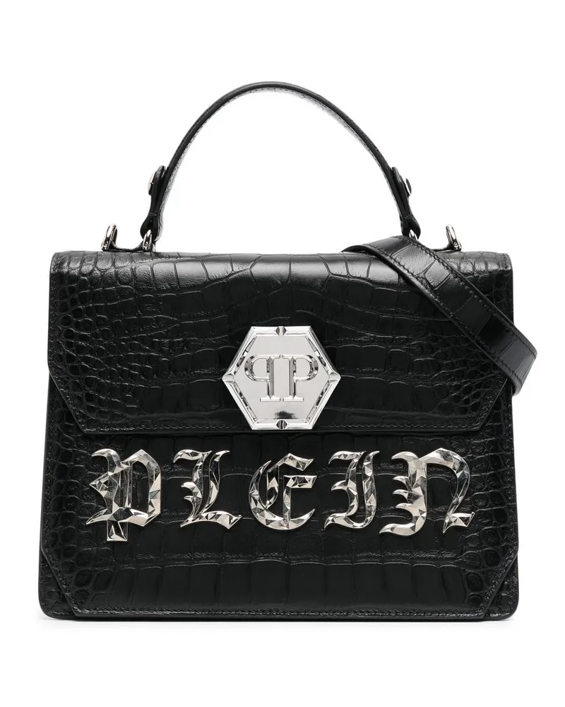 Philipp Plein Gothic Plein Handtasche - Schwarz Schwarz