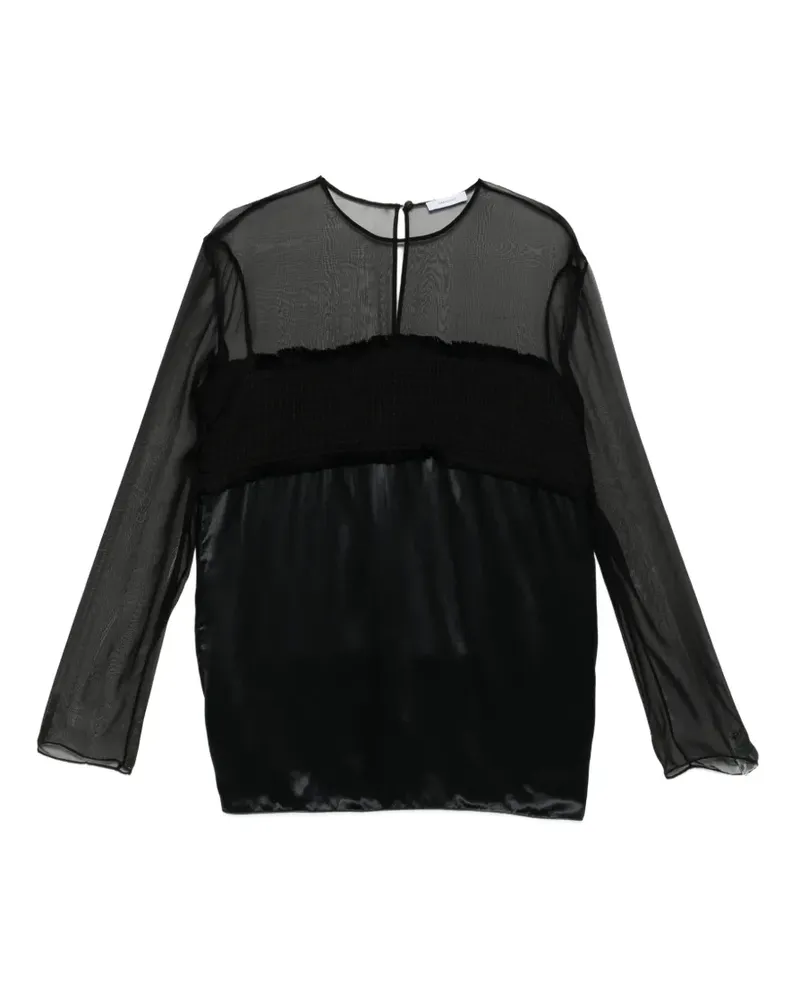 Ferragamo Oberteil mit Einsätzen - Schwarz Schwarz