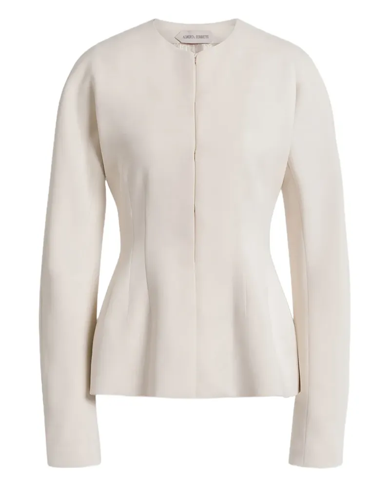 Alberta Ferretti Caddy-Jacke mit Reißverschluss - Nude Nude