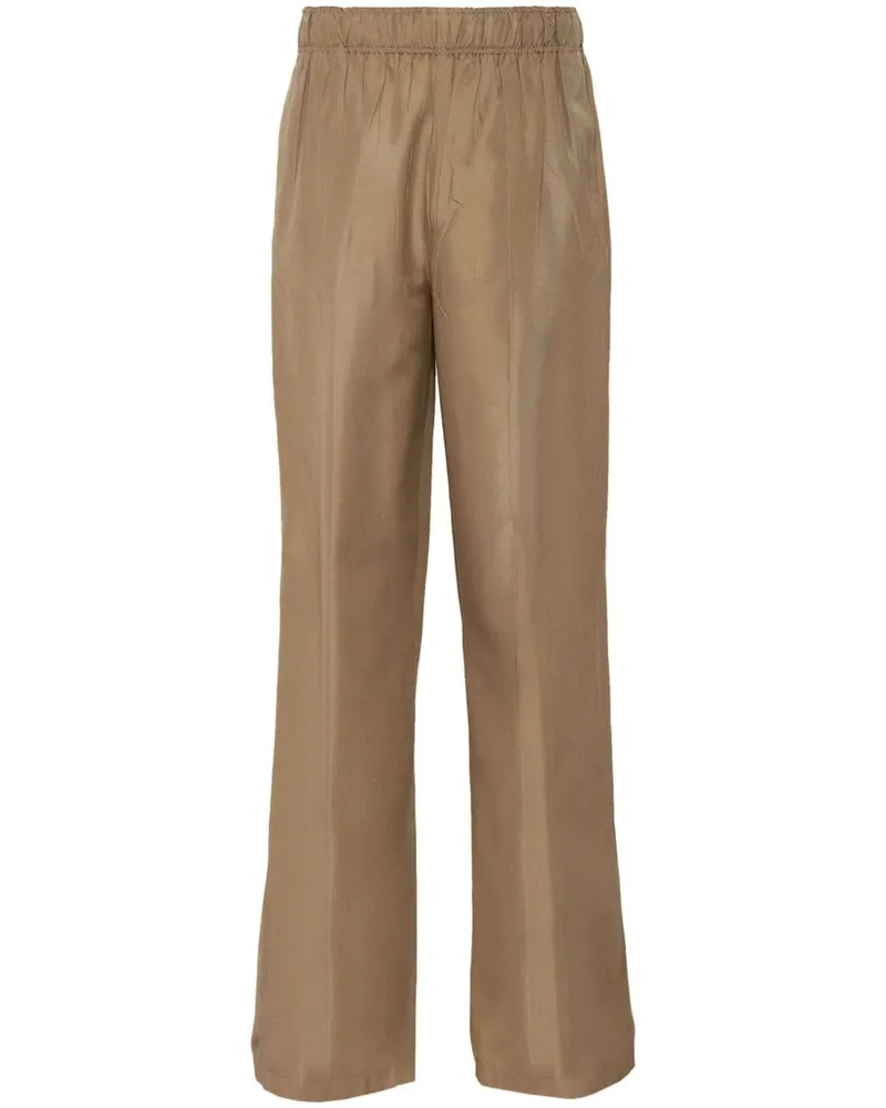 Prada Hose aus Seide - Nude Nude